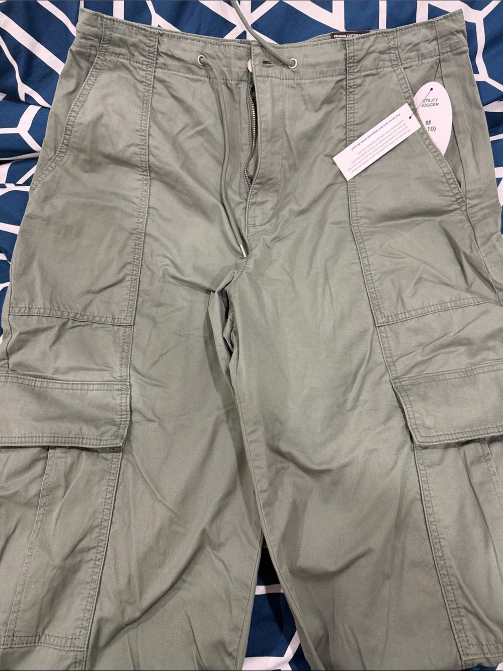Women’s Utility Cargo Jeans - Olive Green